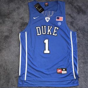 Zion Williamson Nike NCAA Duke Blue Devils Jersey.